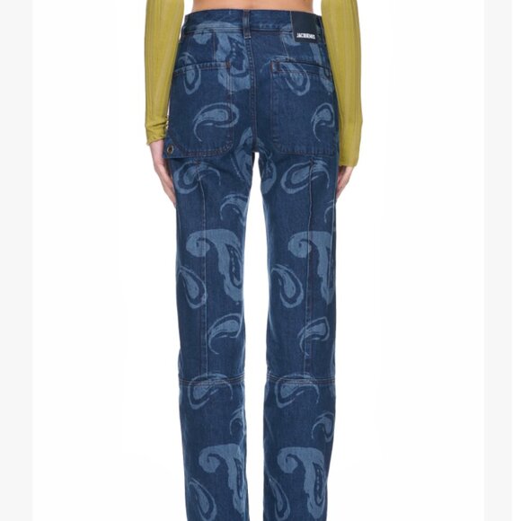 JACQUEMUS Le De Nîmes Bordado - Paisley Jeans - Picture 3 of 6
